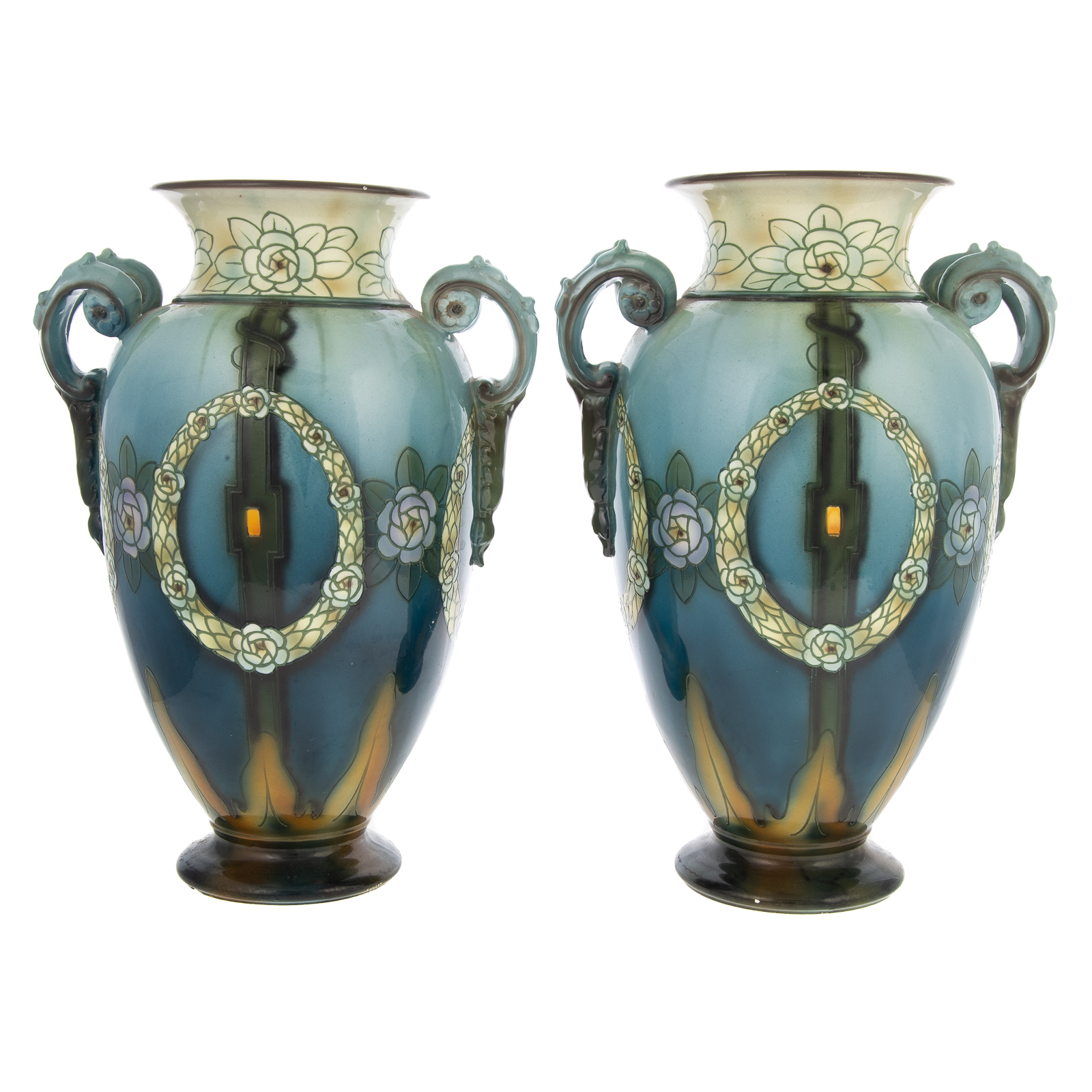 A PAIR OF ROYAL BONN ART NOUVEAU 287883