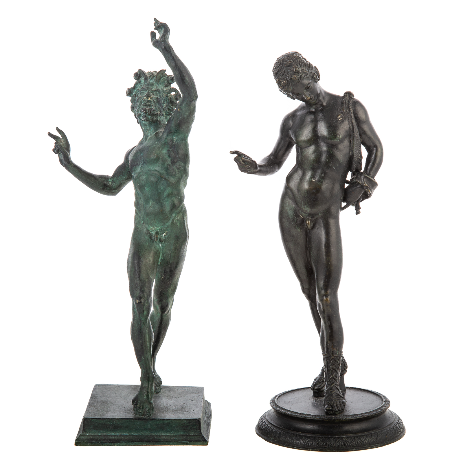 TWO GRANDE TOUR BRONZE FIGURES 2878a1