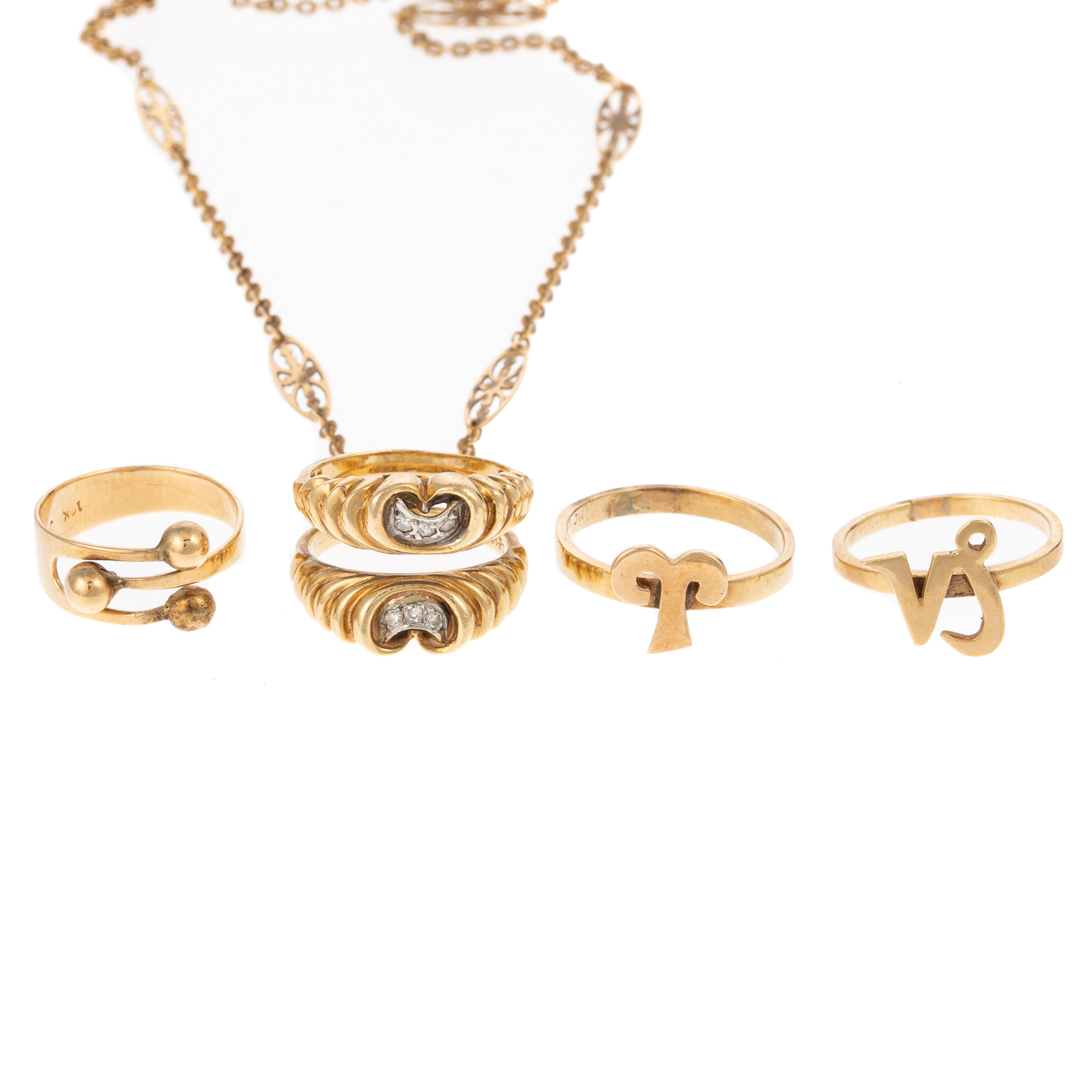 A COLLECTION OF FIVE RINGS CHAIN 2878e4