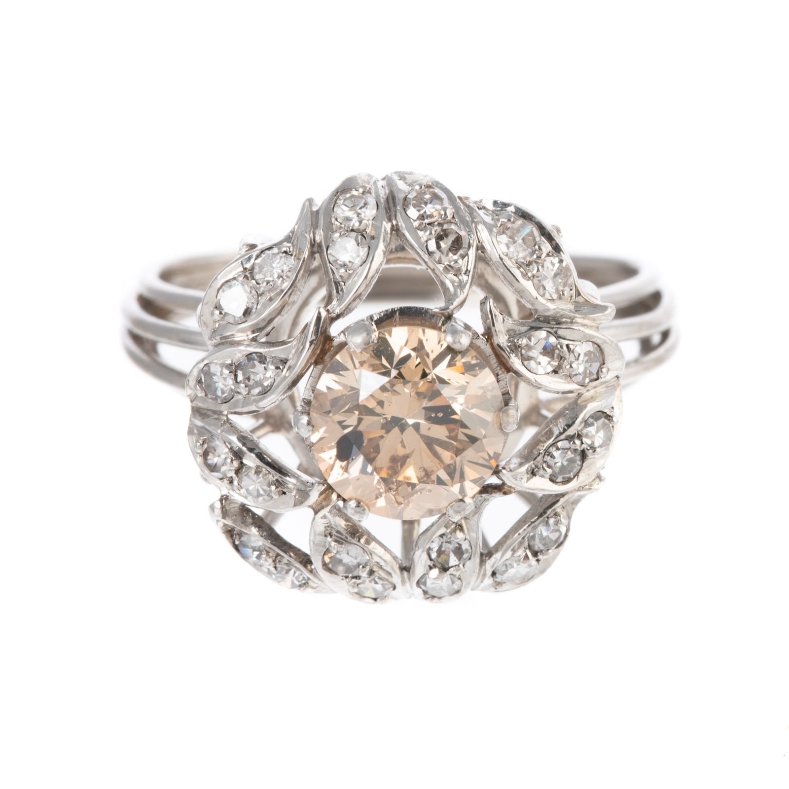 A 1 70 CT COGNAC WHITE DIAMOND 2878de