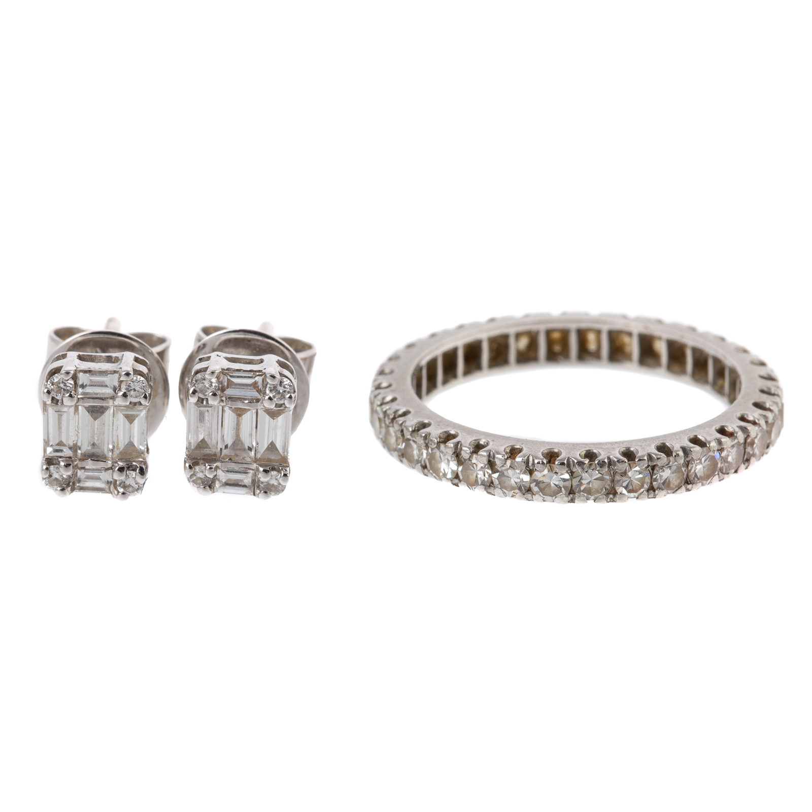 A PLATINUM DIAMOND ETERNITY BAND 287910