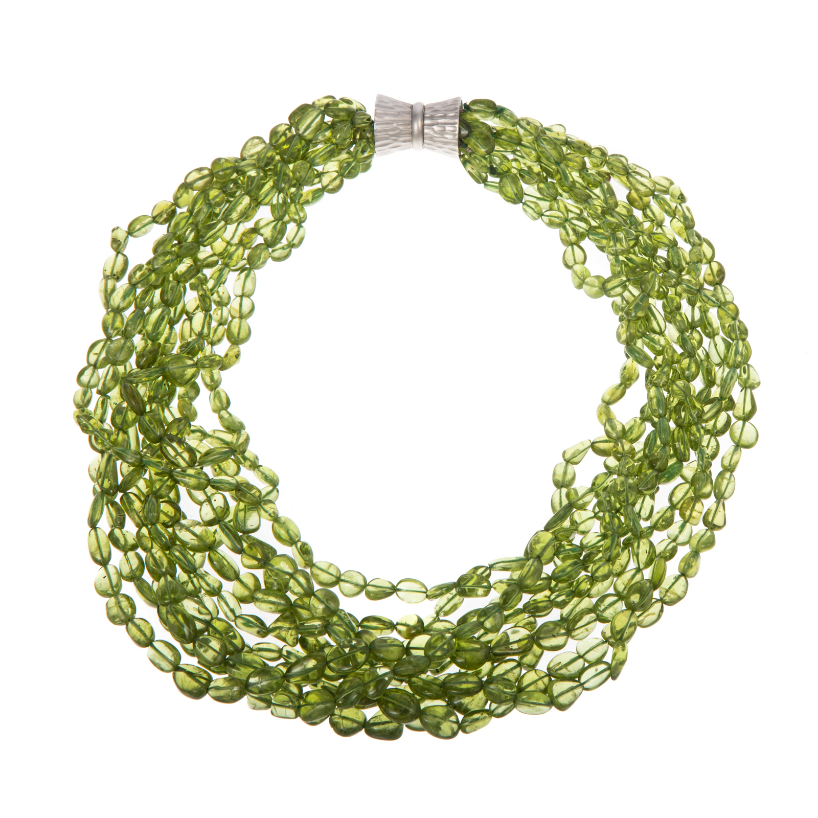 AN IMPRESSIVE MULTI-STRAND PERIDOT