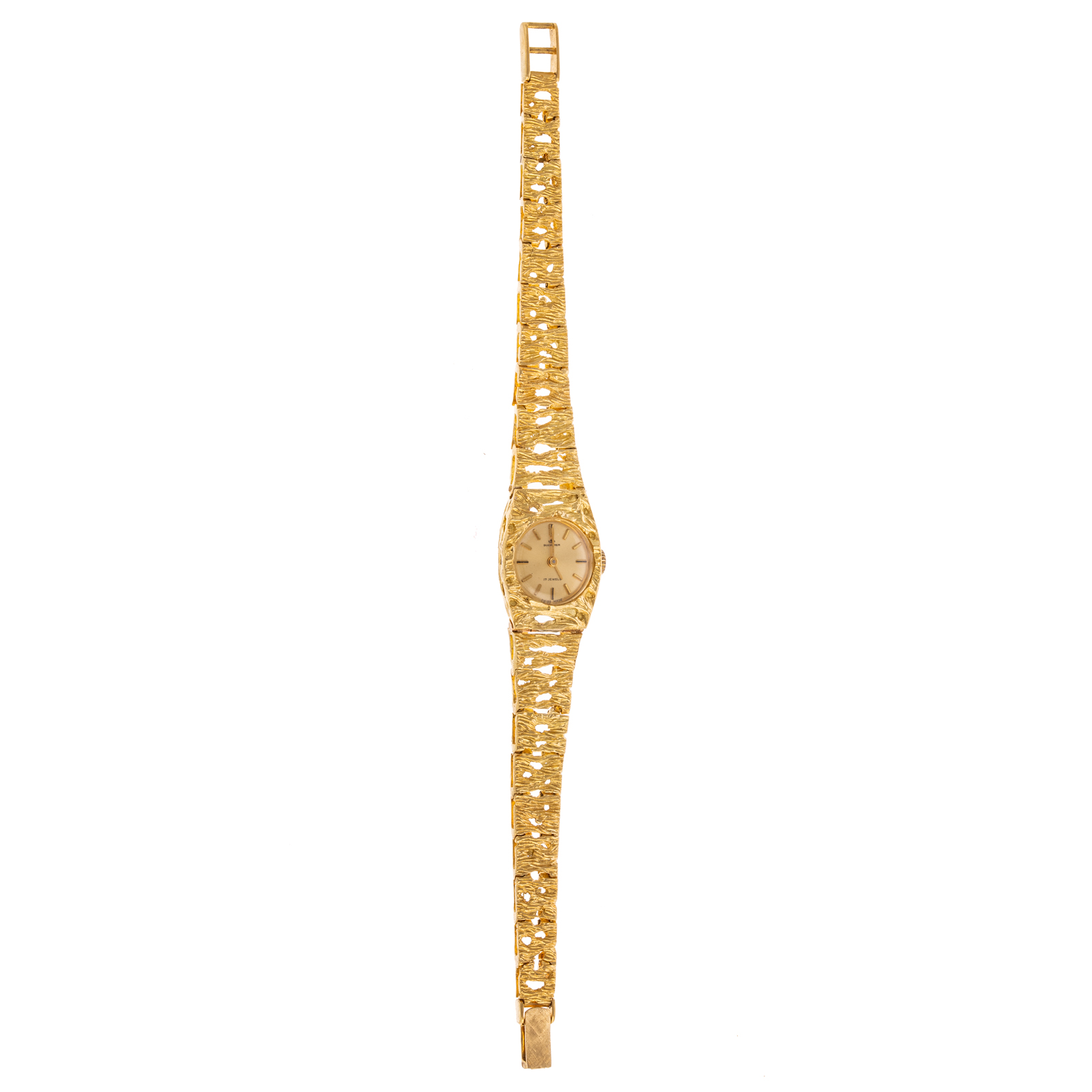 A BUCHERER DRESS WRIST WATCH IN 18K