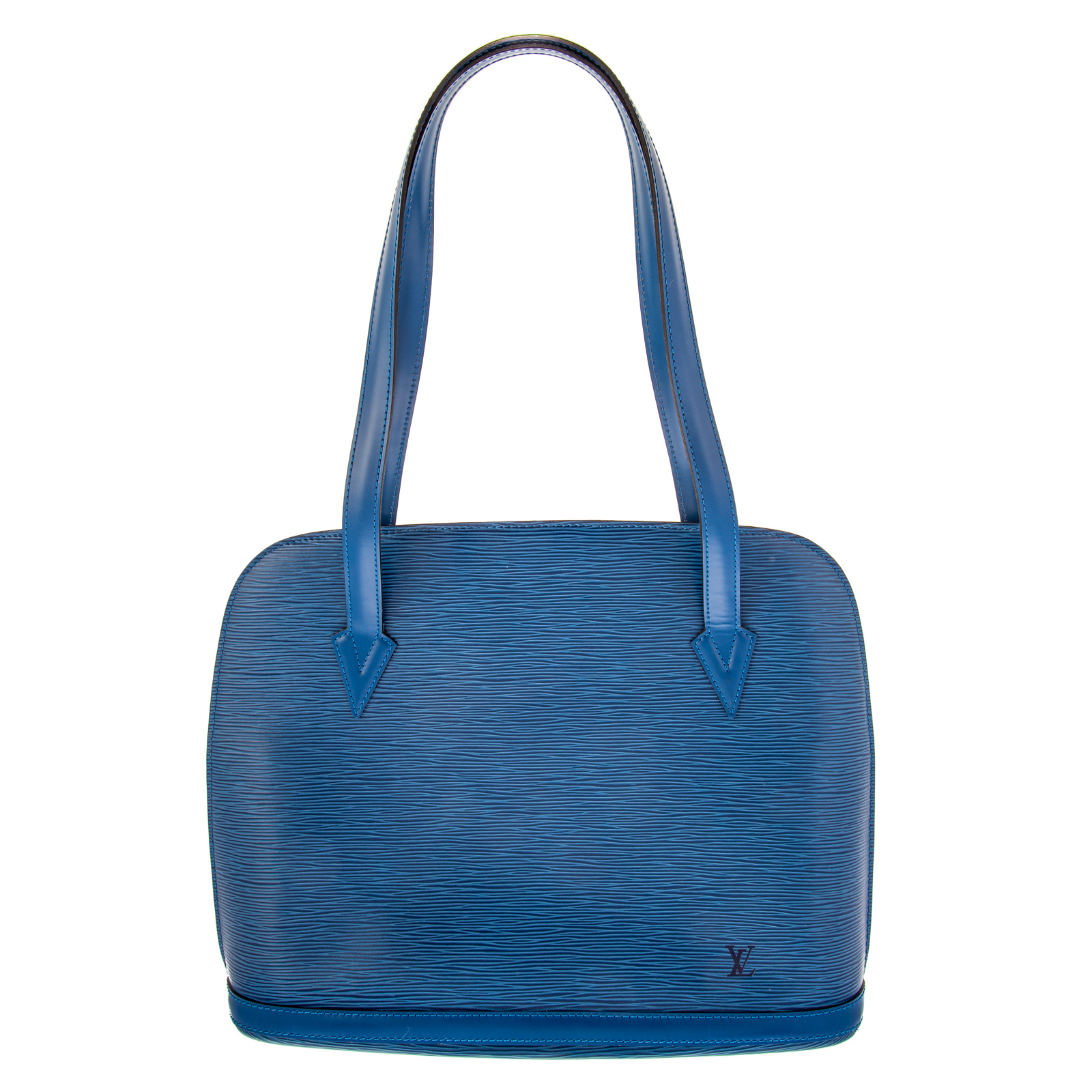 A LOUIS VUITTON EPI LUSSAC A blue 28797b