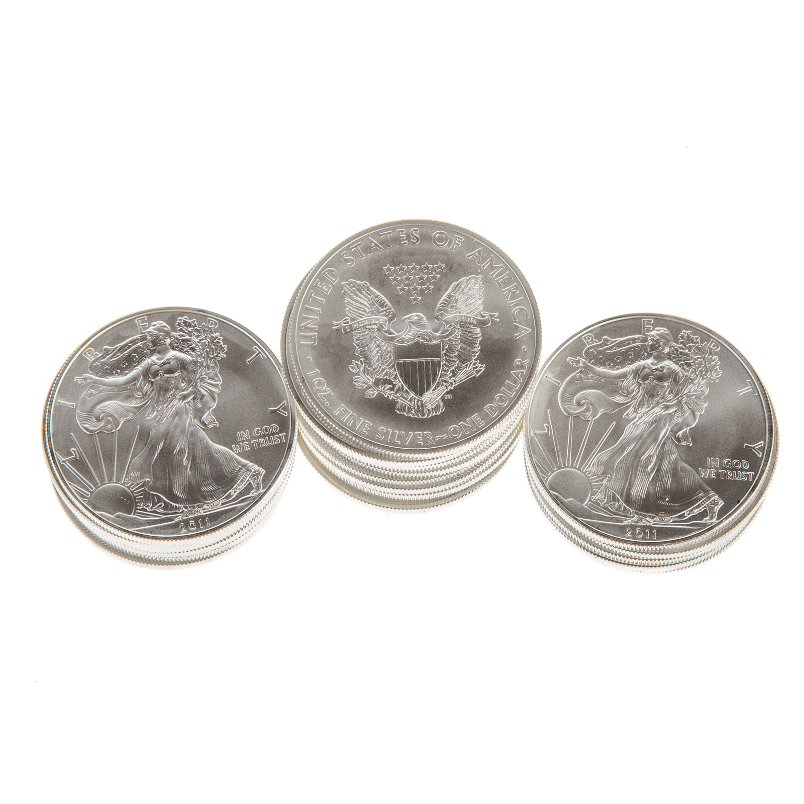 ONE ROLL OF 20 2011 SILVER AMERICAN 2879c4