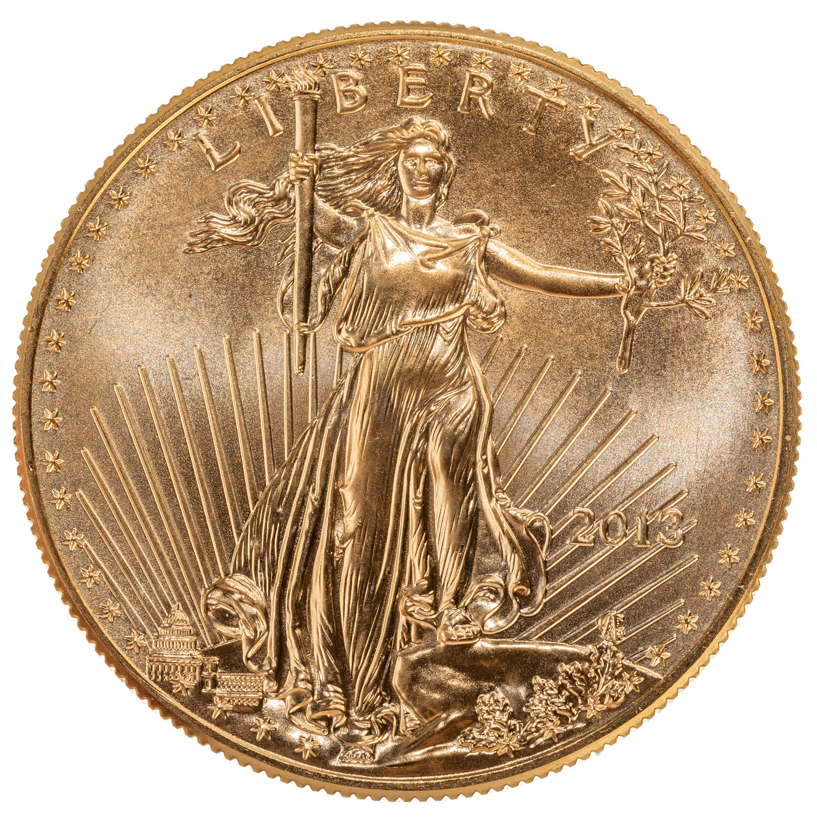 2013 $50 1 OUNCE GOLD AMERICAN