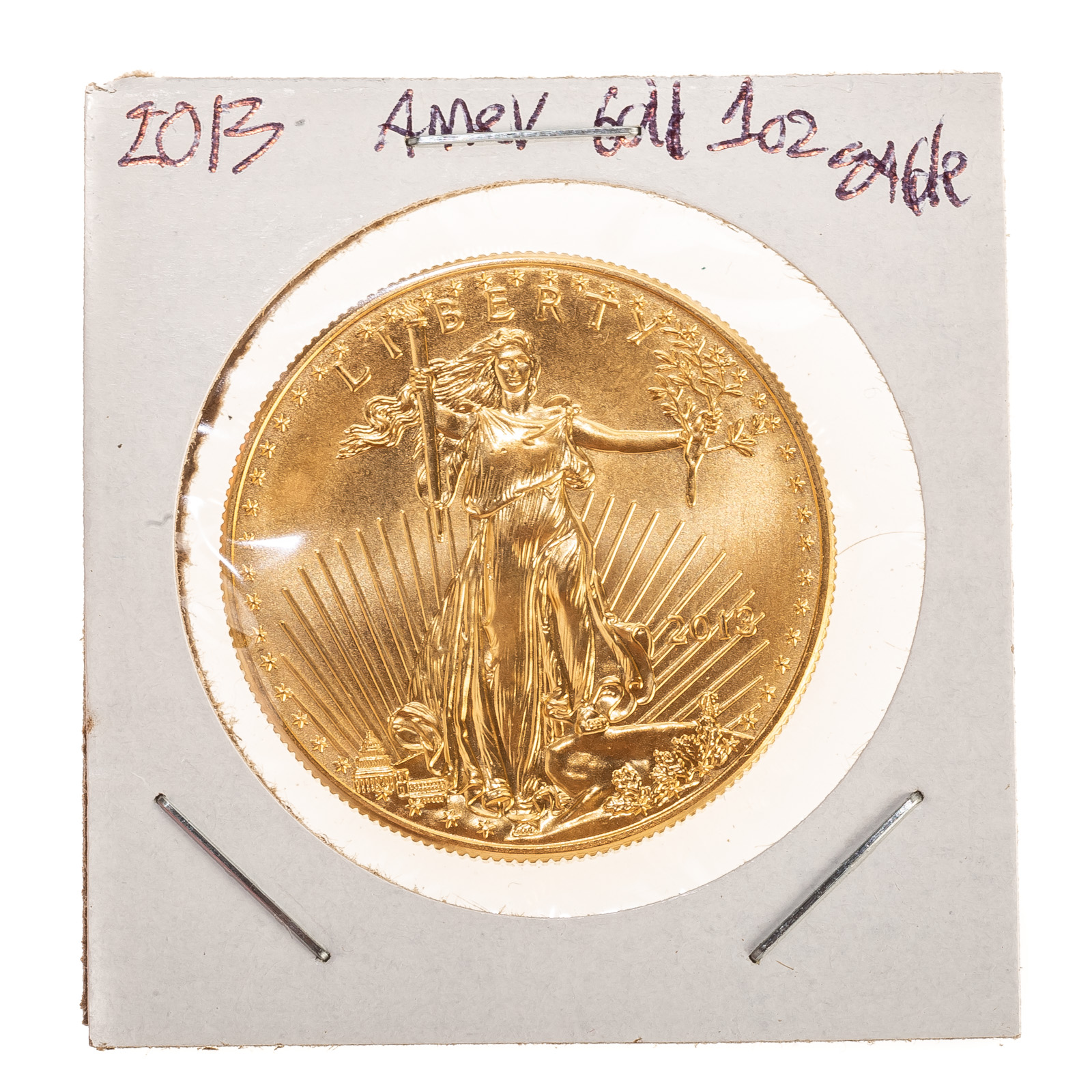 2013 1 OUNCE 50 AMERICAN GOLD 287a05