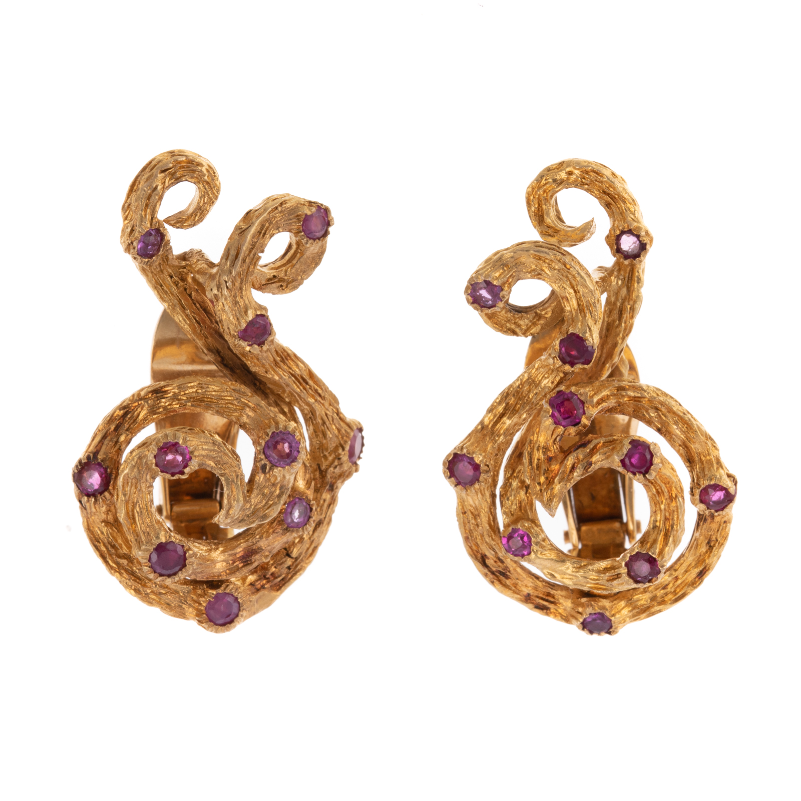 A PAIR OF LALAOUNIS RUBY SWIRL 287b91