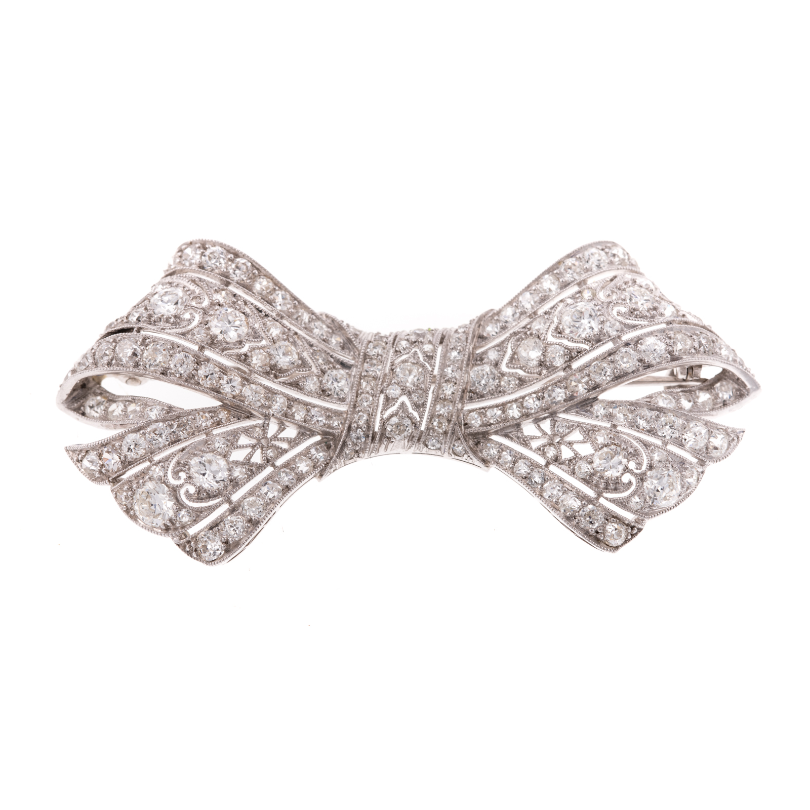 A 4 00 CTW EDWARDIAN DIAMOND BROOCH 287c2d