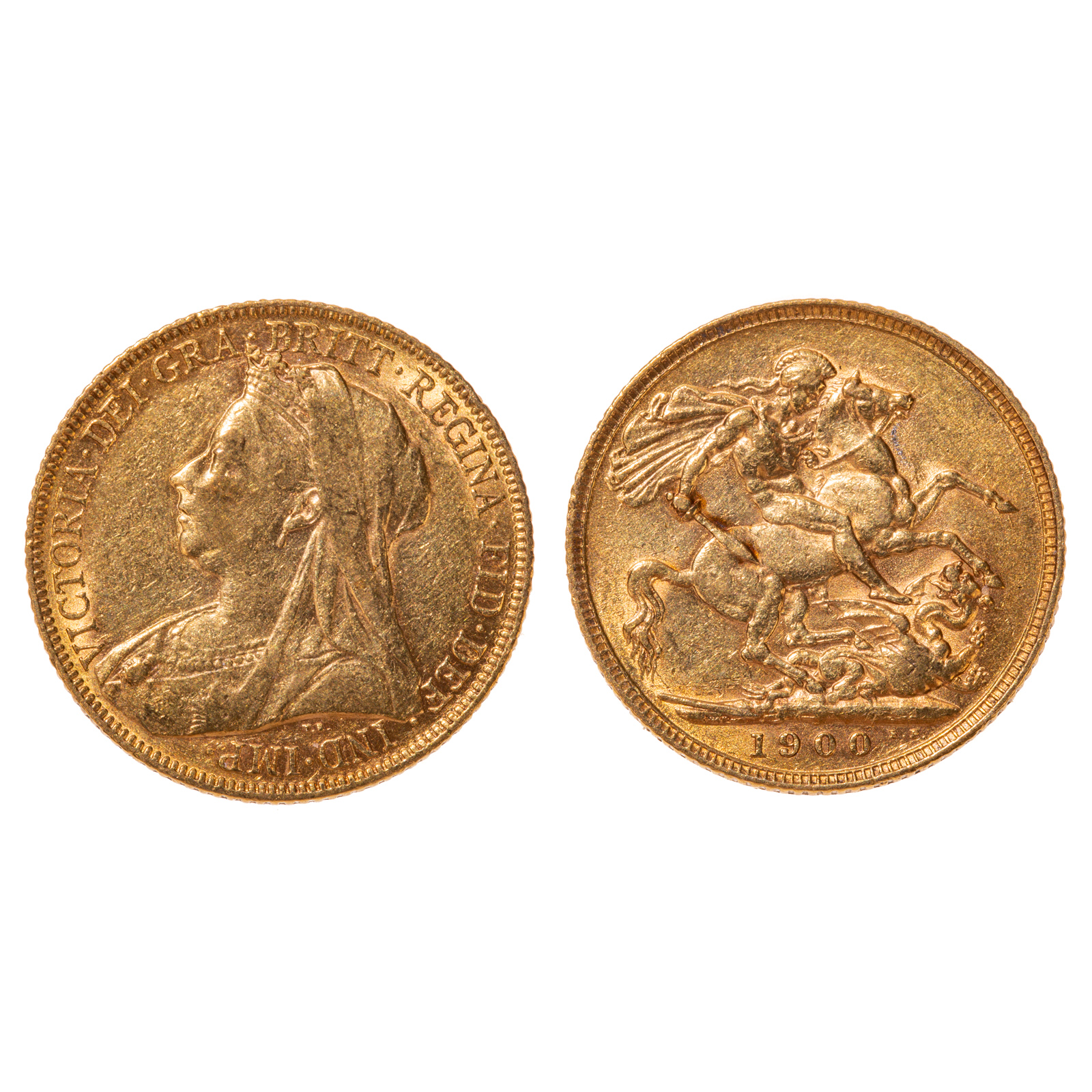 1900 GOLD SOVEREIGN FROM LONDON 287d6f