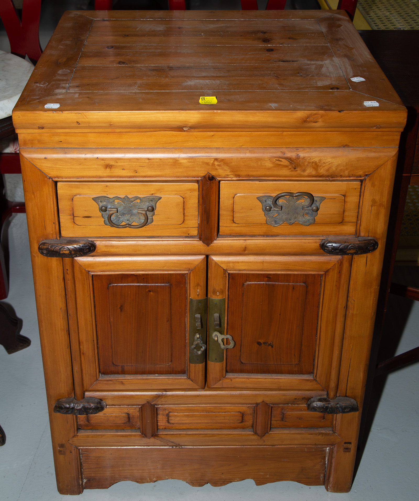 CHINESE CHERRY CABINET Bench made 287f07