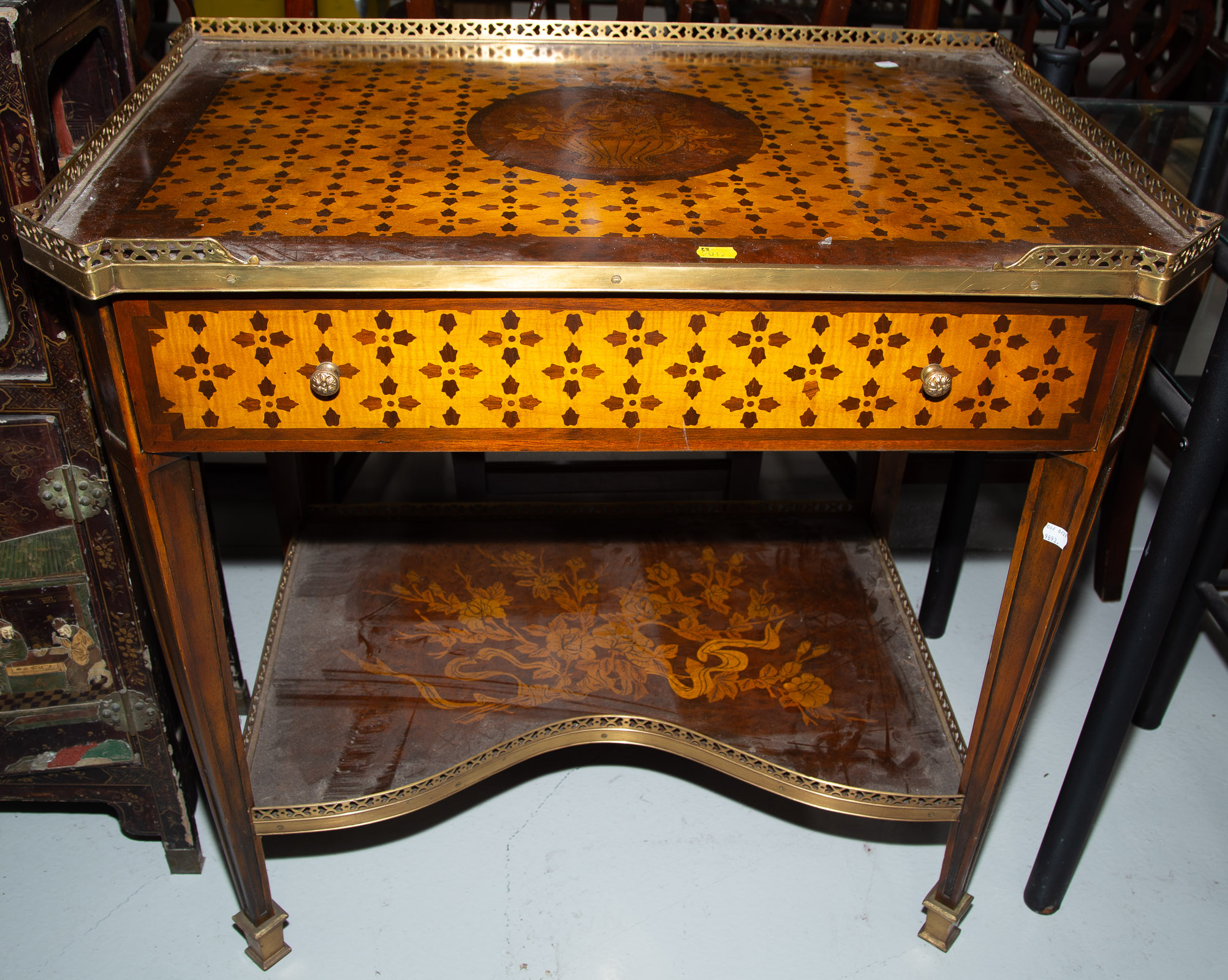 FRENCH ART DECO STYLE SIDE TABLE