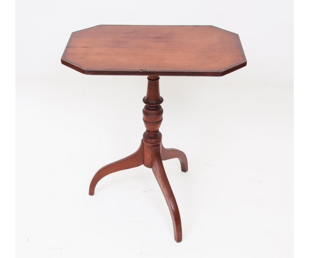 New England cherry candlestand,