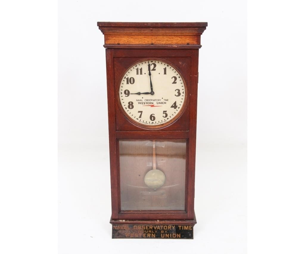 Oak cased clock by Sey Winding 28a6ba