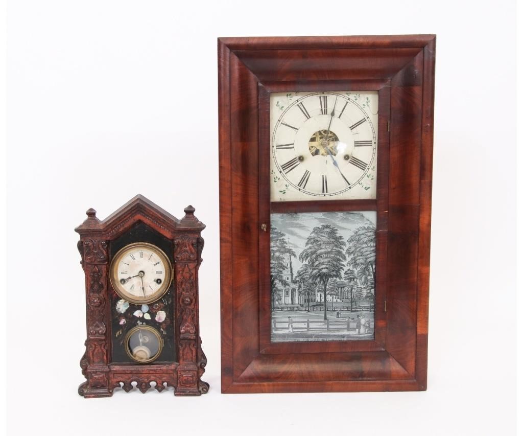 William Gilbert 30-hour ogee clock with