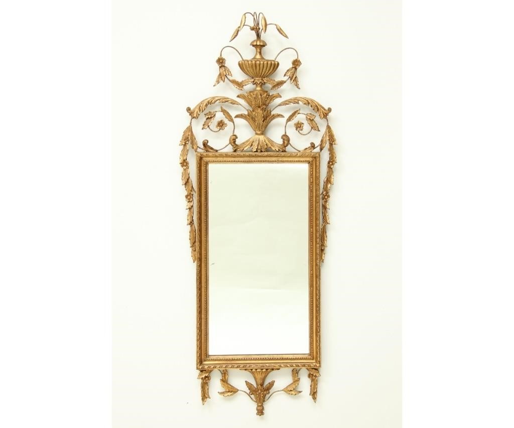 Carved Italian giltwood mirror 28a78b