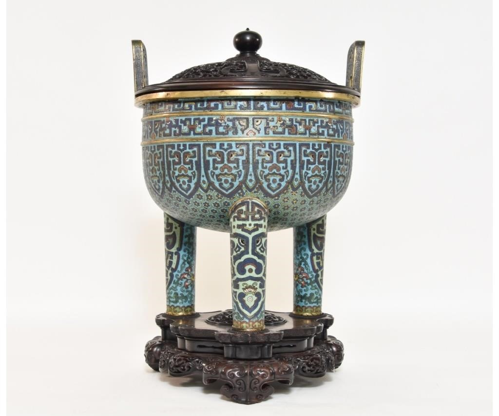 Rare large Chinese cloisonn ritual 28a799