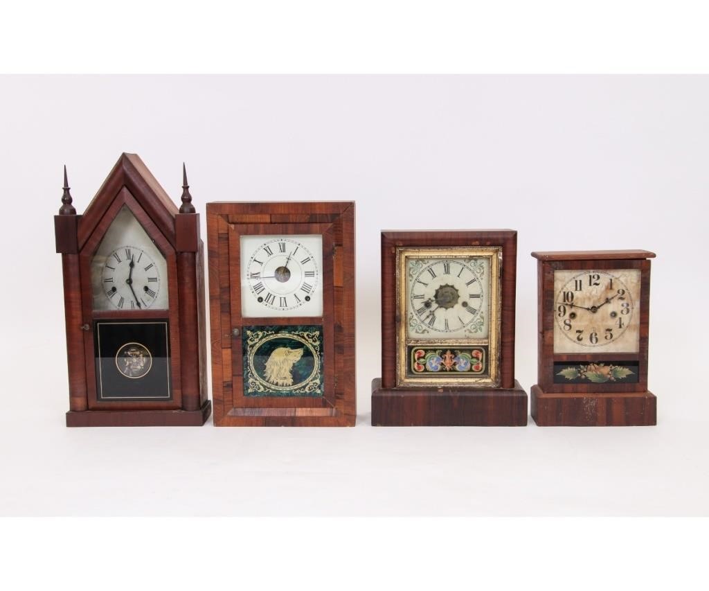 Four mantel clocks including two 28a933