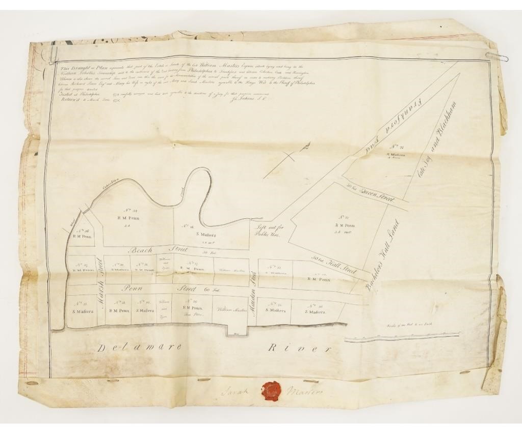 Large indenture on vellum, 1795,