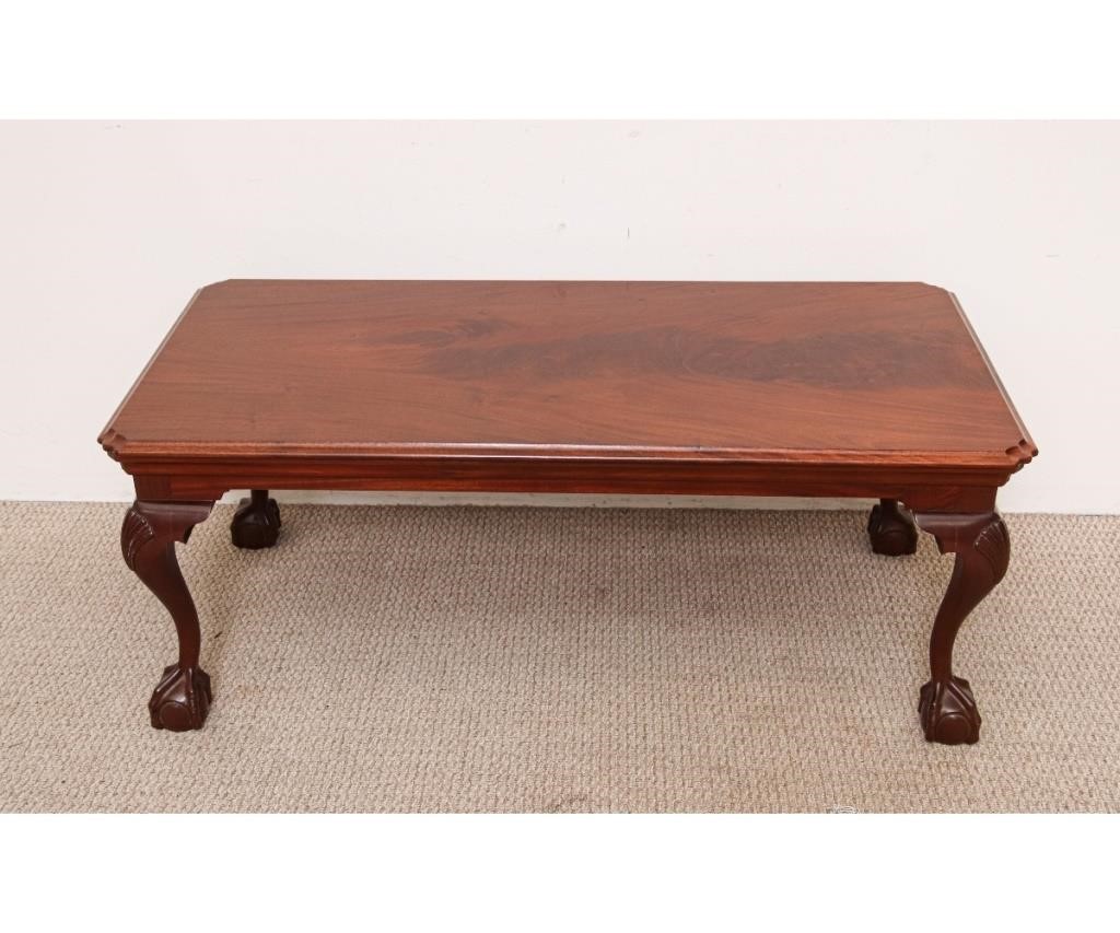 Chippendale style mahogany coffee 28aa9d