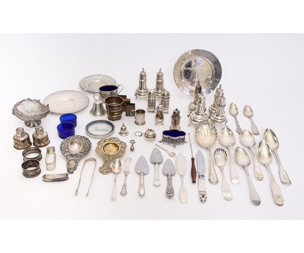 Sterling silver tableware to include 28aaaa