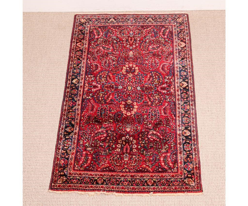 Sarouk center hall carpet with 28aab9