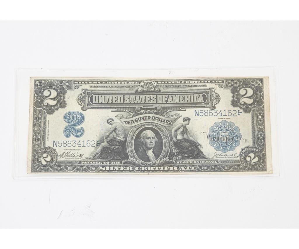 1899 two dollar silver certificate 28aae1