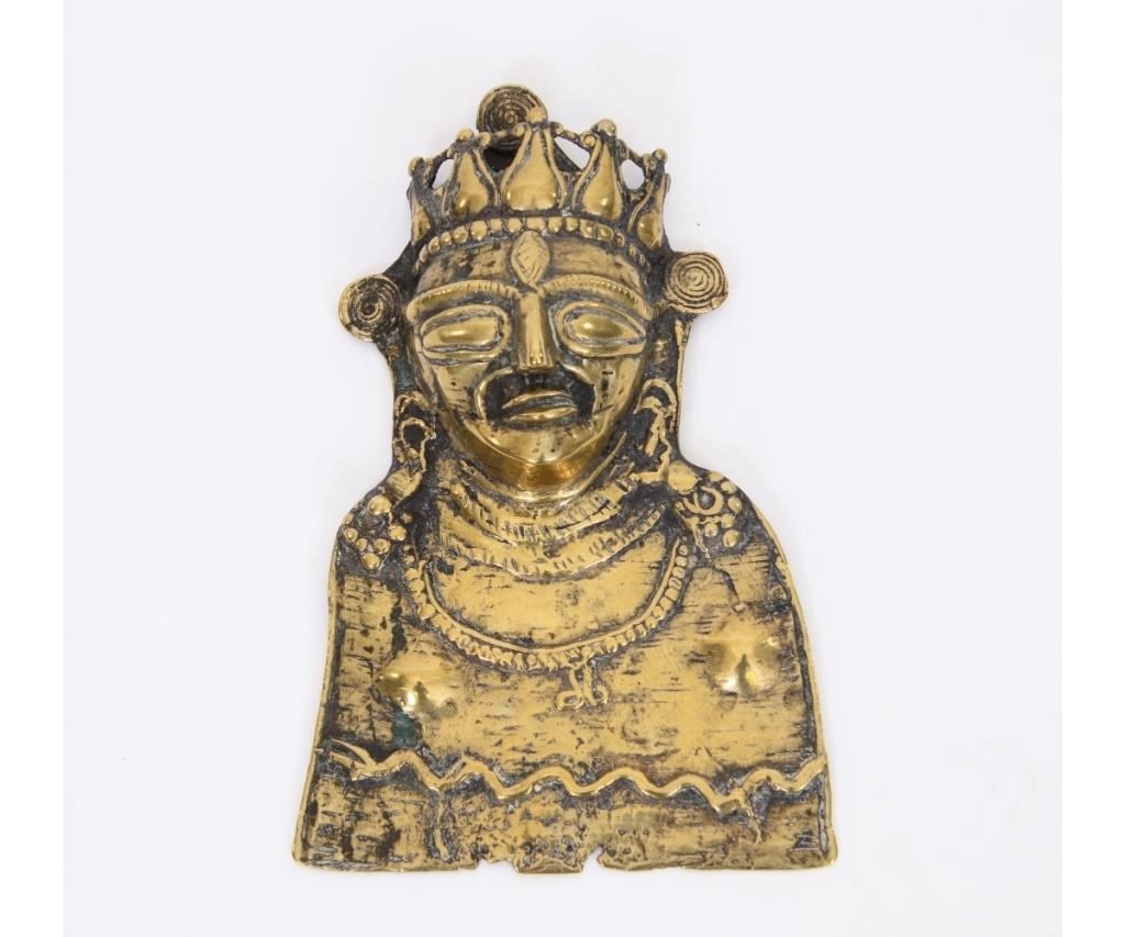 Brass Shiva Mohra (mask) pahari,