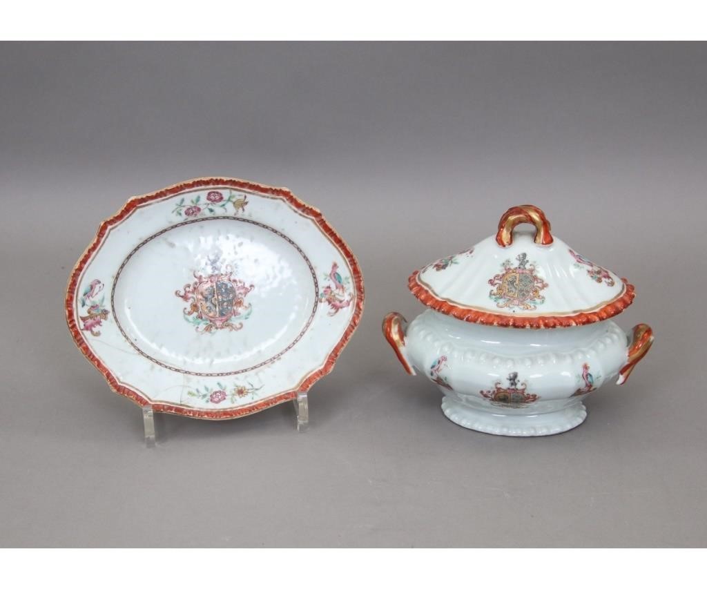 Chinese porcelain armorial decorated