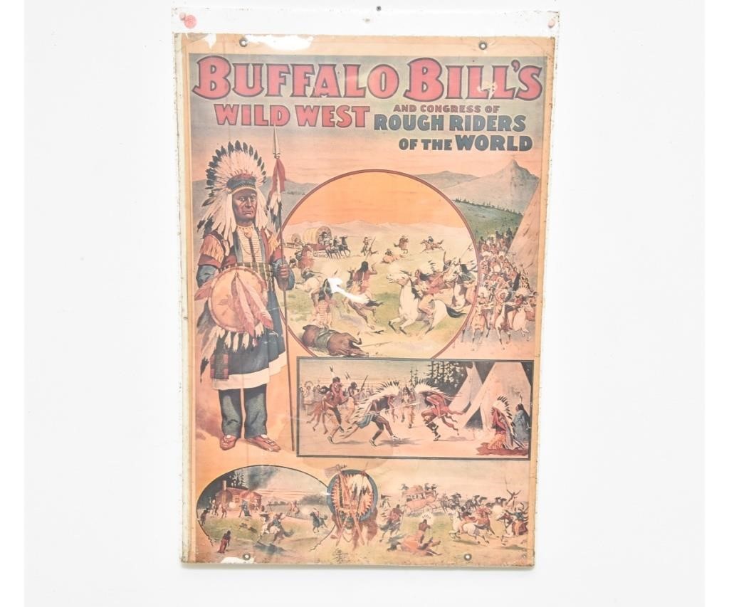 Buffalo Bills Wild West poster, shrink-wrapped