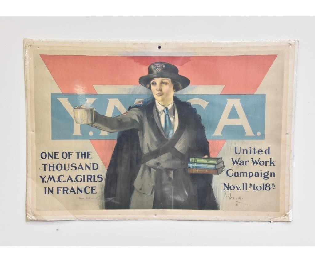 World War I YMCA poster One of the