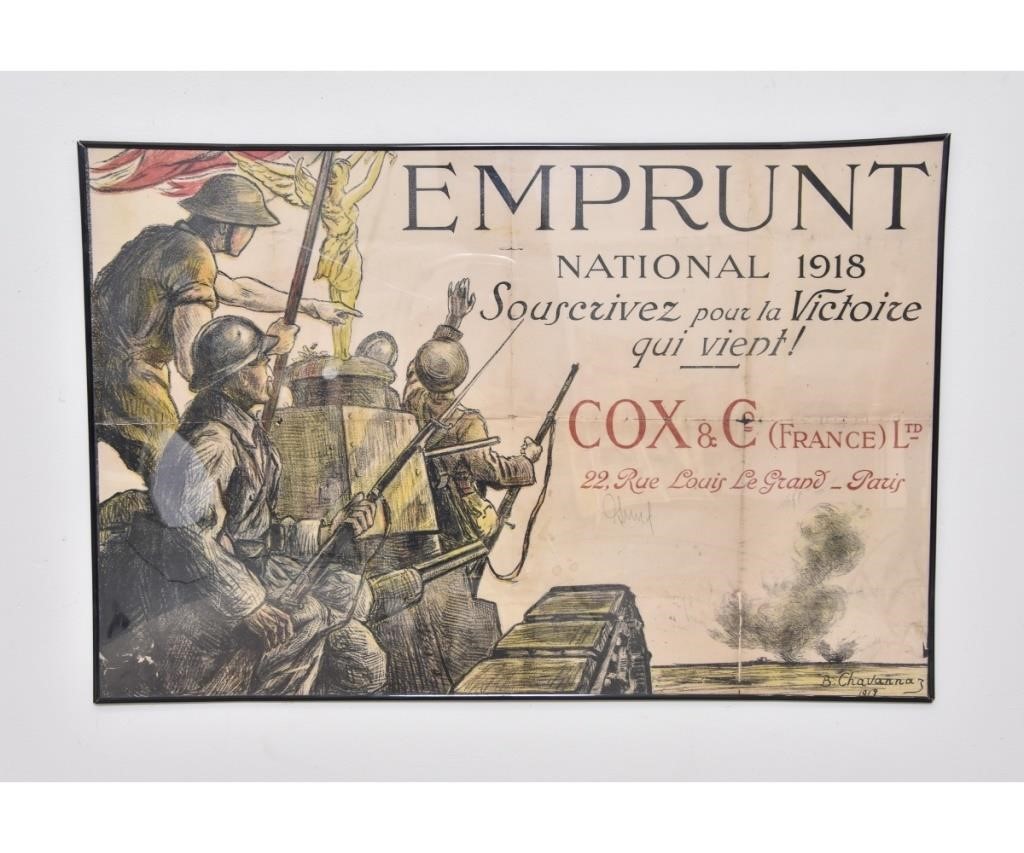 World War I French poster "Emprunt..."