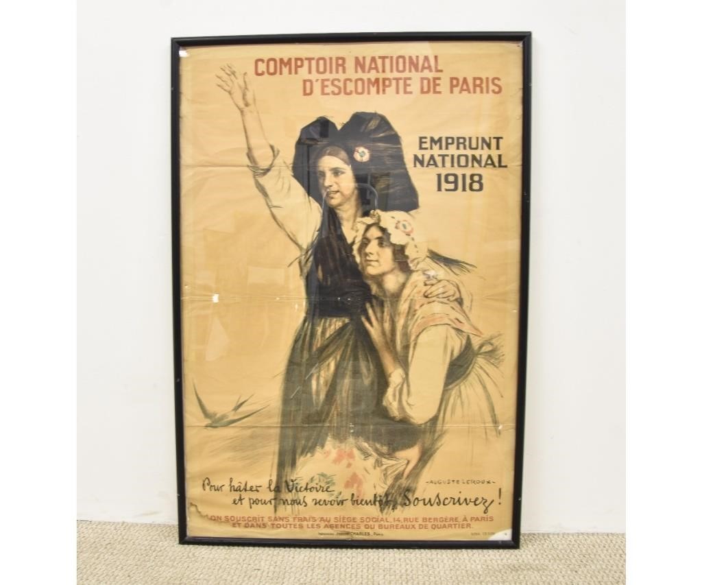 French World War I poster "Comptoir