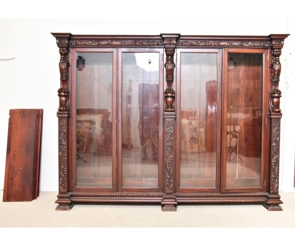 Large Horner Brothers type mahogany