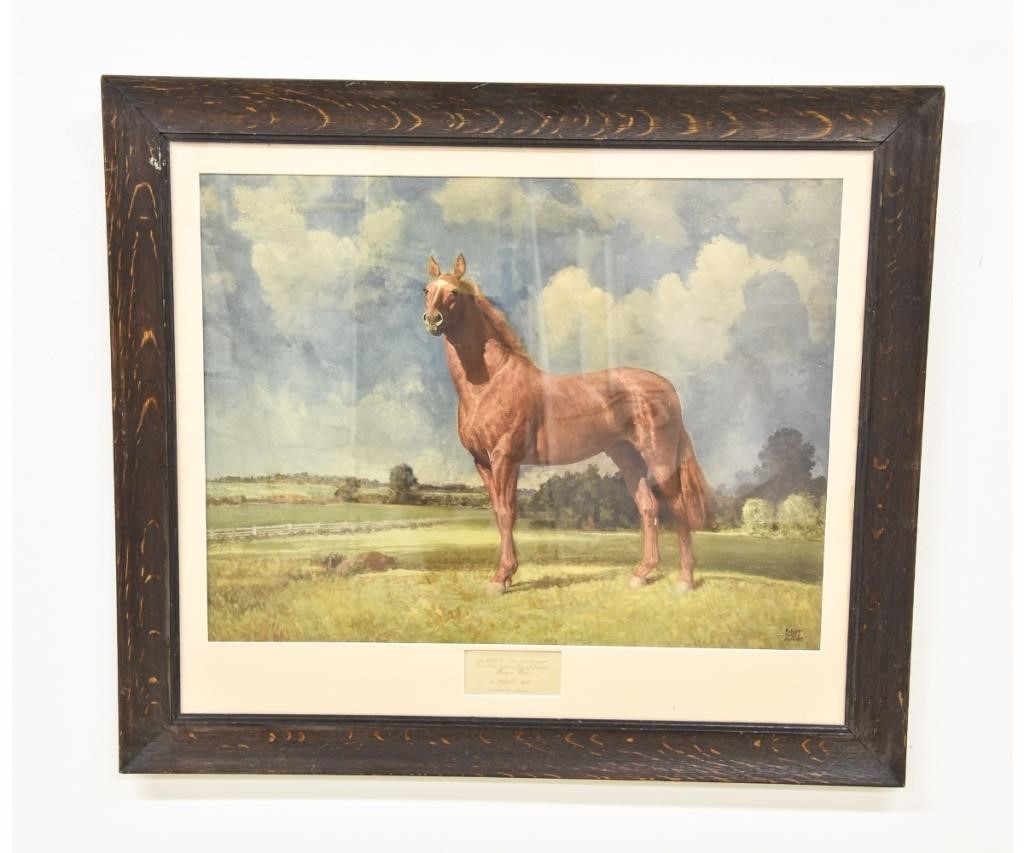 Man O' War horse print for the