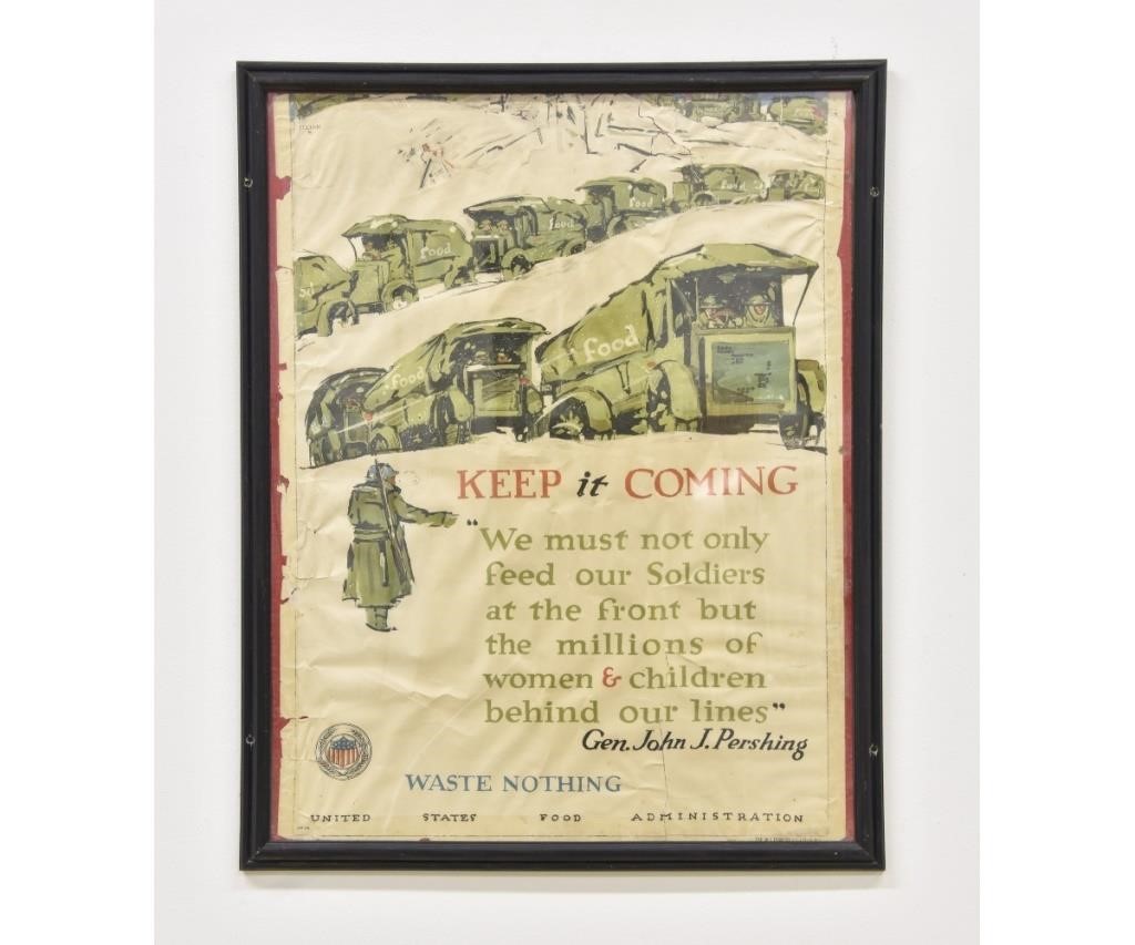 World War I poster titled "Keep