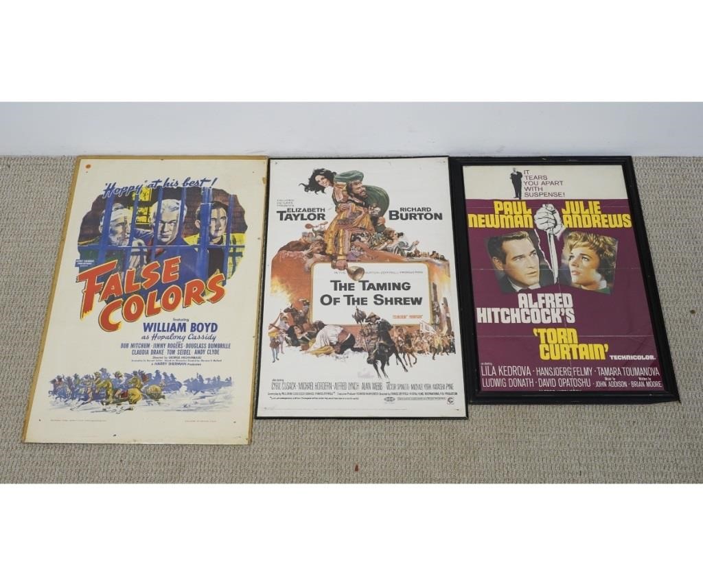 Three movie posters including Alfred