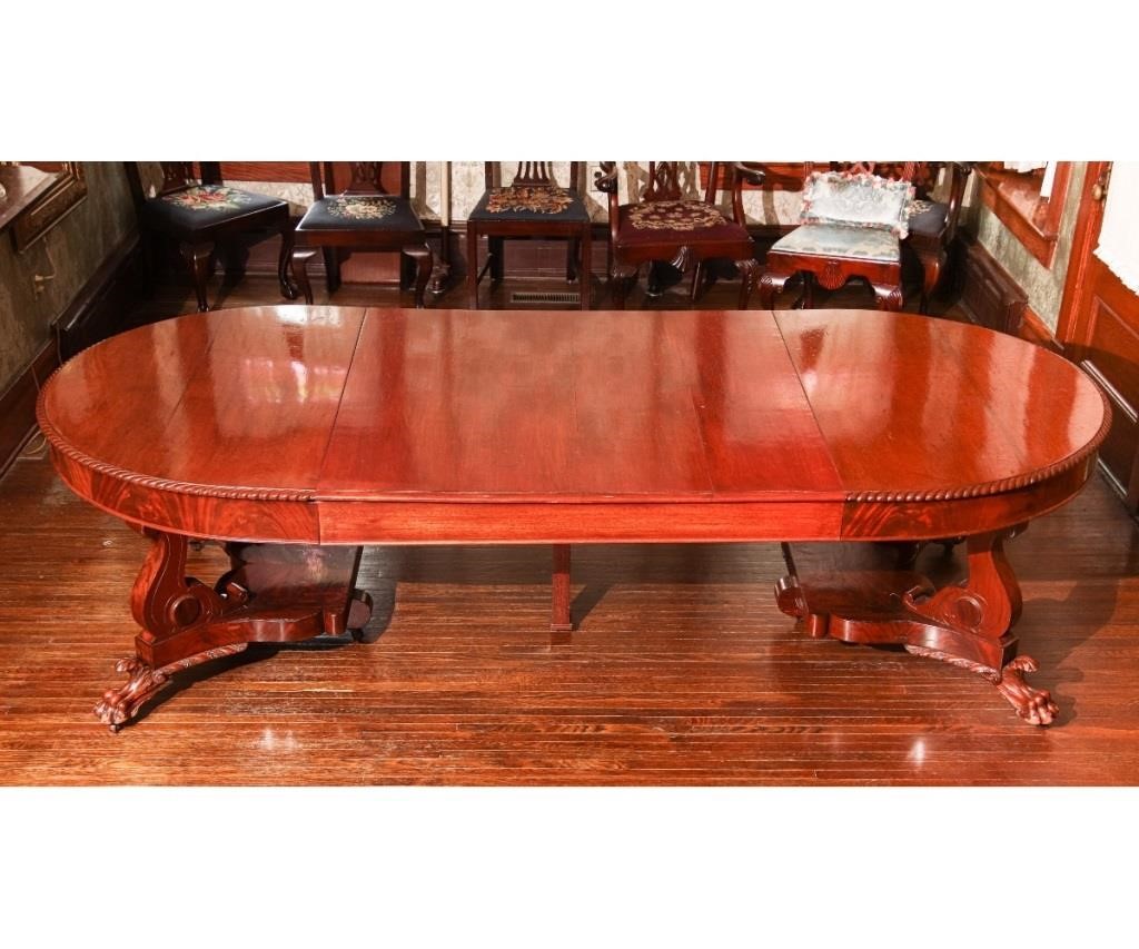 Empire style mahogany banquet table 28ad73