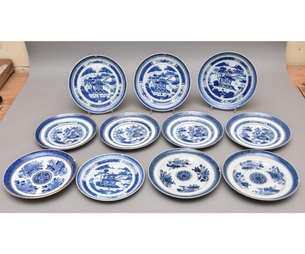 Four Chinese Nanking plates 10 dia  28afa9