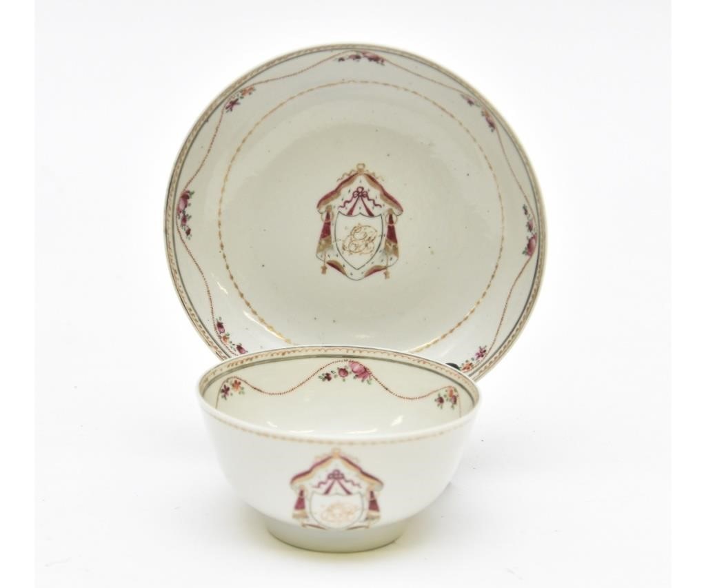 Chinese porcelain armorial cup