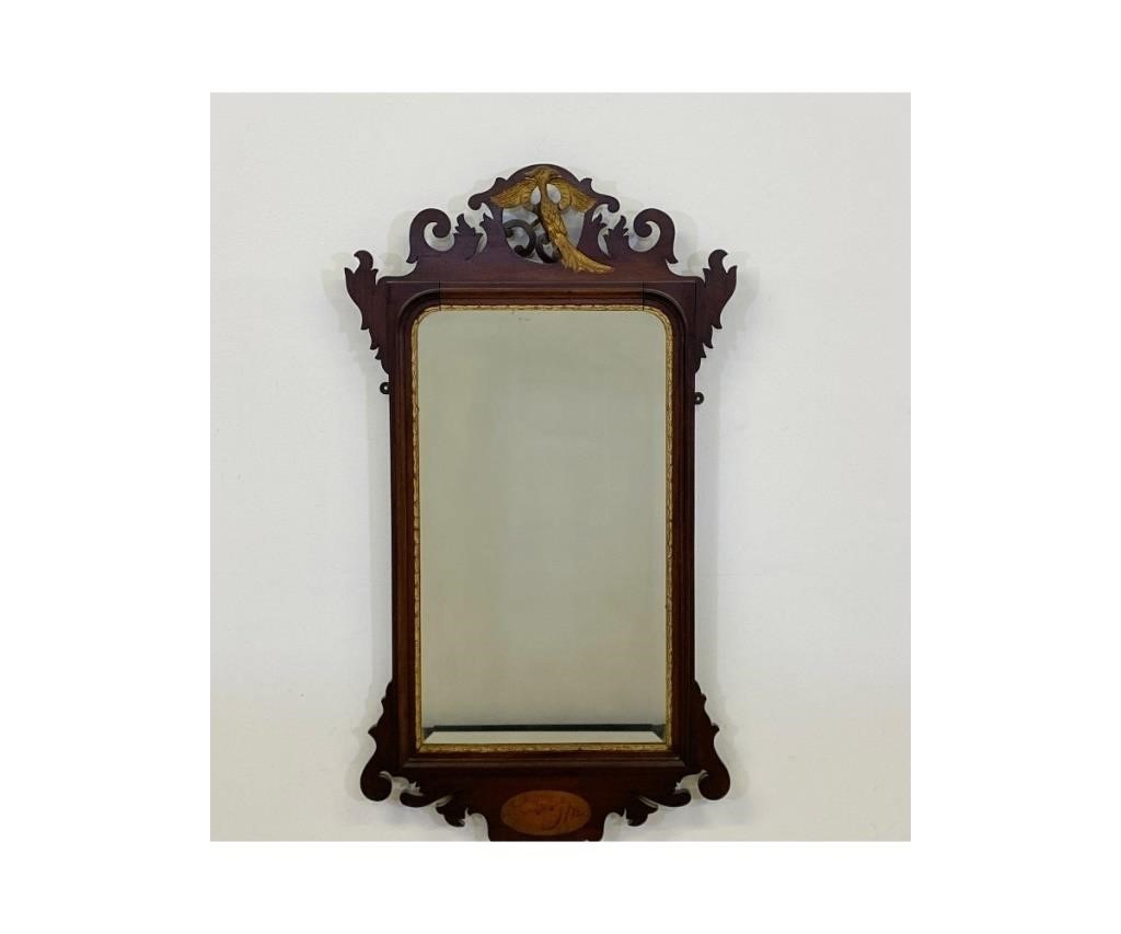 Chippendale style mirror with gilt 28b05b