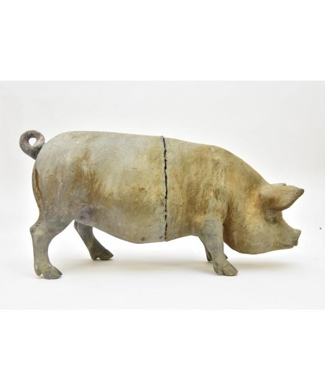 Lead sow garden decoration 12 h 28b055