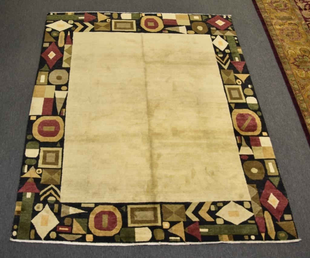 Hand woven Tibetan carpet, 20th