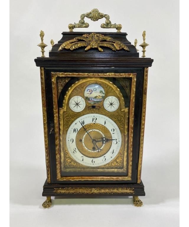 Large Austrian bracket clock, 19th
