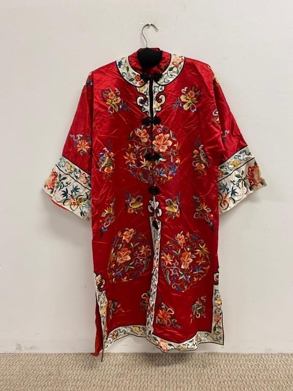 Two Asian kimonos, one full length,