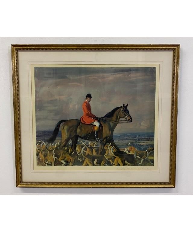 Sir Alfred Munnings framed and