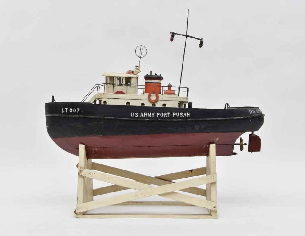 U.S. Army Port Pusan wood model