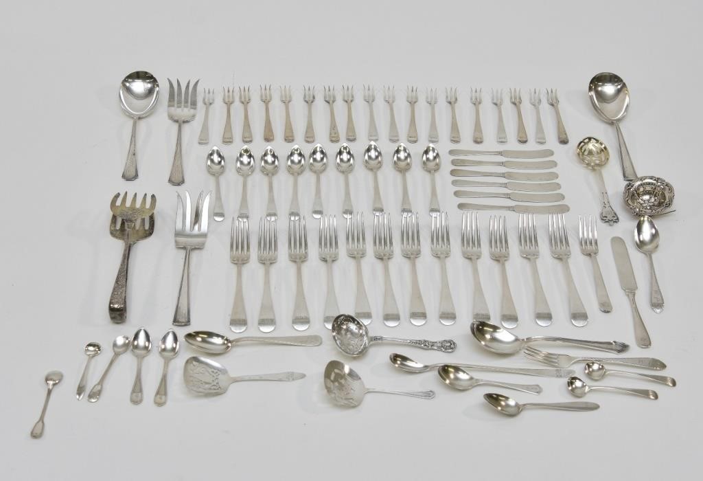 Miscellaneous sterling silver tableware/flatware