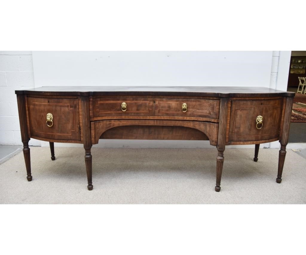 Monumental inlaid English Regency