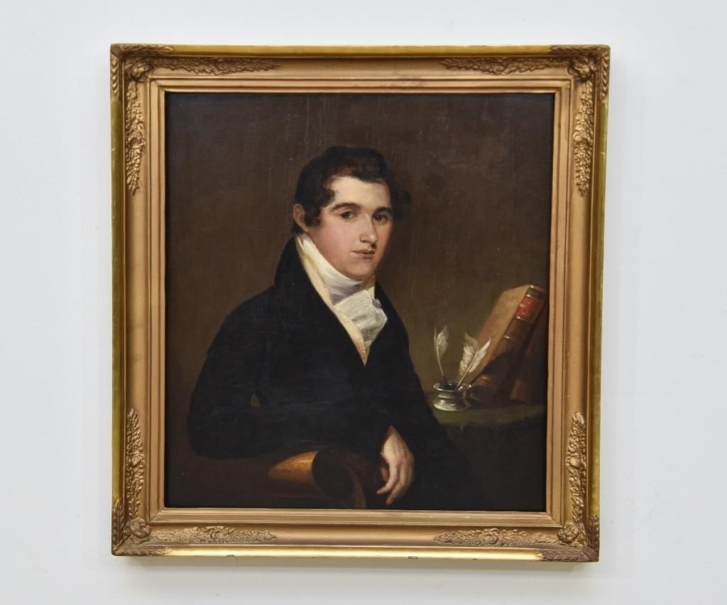 Early American School portrait of Peter